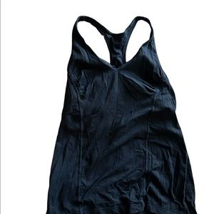 Black lululemon tank top size 10